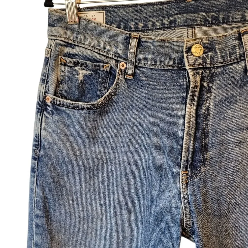 Gap Medium Wash 90s Loose Mid Rise Jeans Women's Size 28